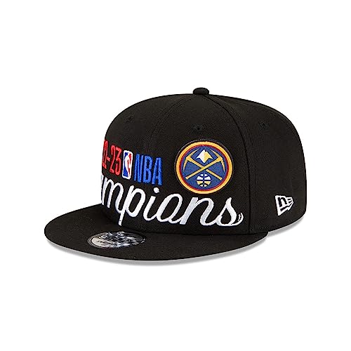 Casquette Denver Nuggets 2023 NBA Finals Champions Locker Room New Era 9FIFTY Snapback Noir