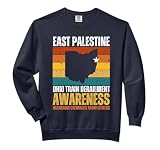 East Palestine Ohio Train Derailment Awareness Comfort Colors Adult Sweatshirt