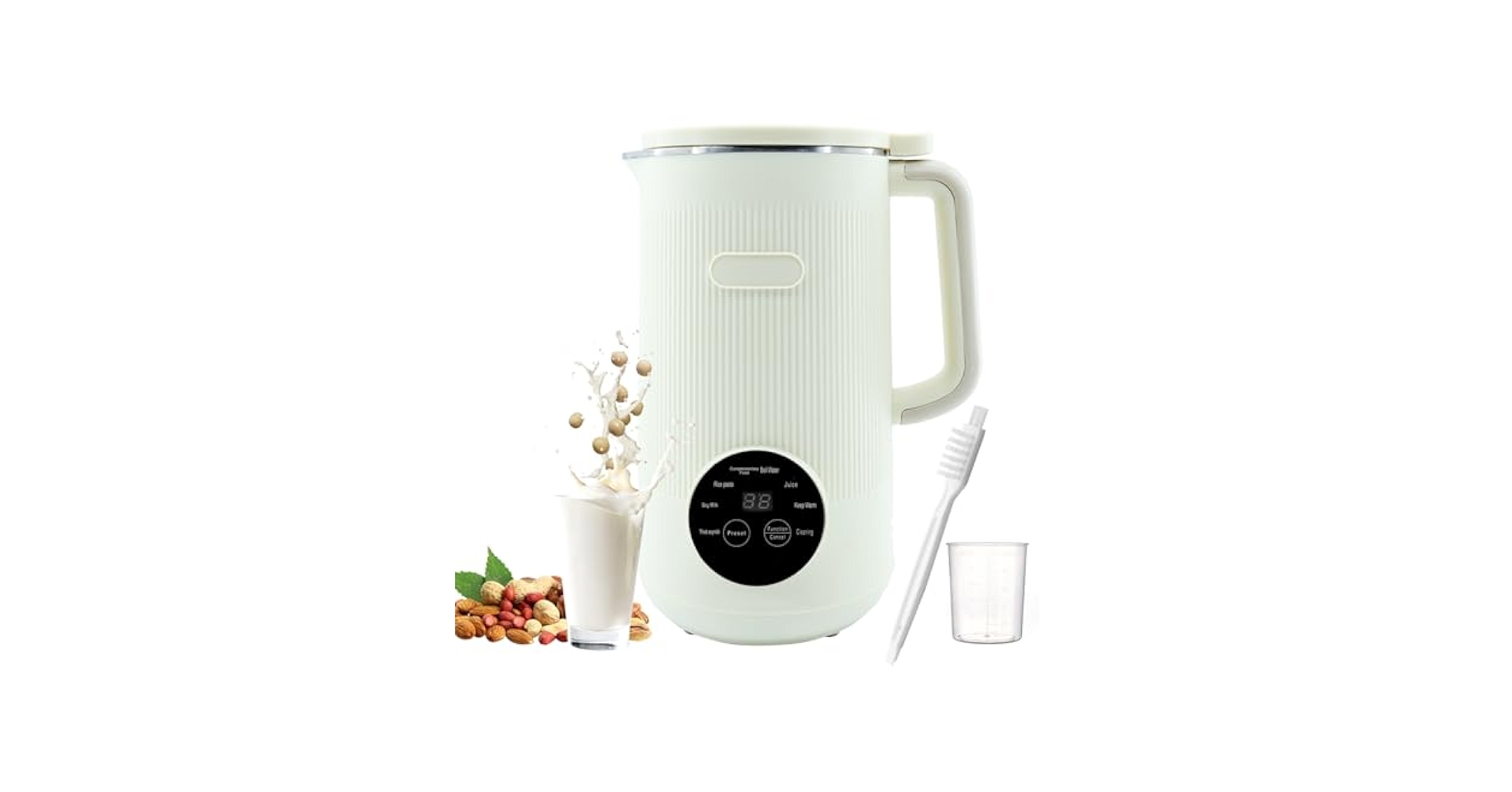Marin　soymilk Amazon.com: Automatic Nut Milk Maker,40oz Soy Milk Maker for