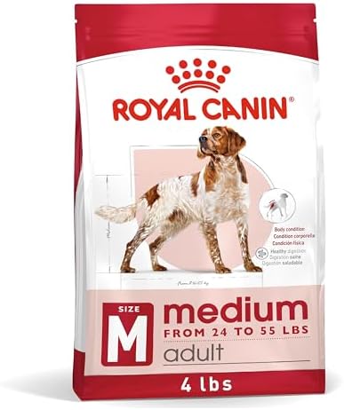 Royal Canin Size Health Nutrition Medium Adult Dry Dog Food, 4 lb...