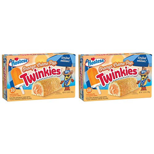 Twinkies Orange Creme Pop by Hostess, Limited Edition (Pack of 2)