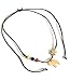 SIFRIMANIA Venezuela Tricolor Adjustable Choker Necklace Map Pendant Handmade Star Detail