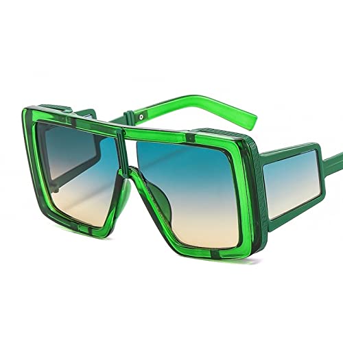 Lunettes de soleil femmes grandes verres monobloc anti UV