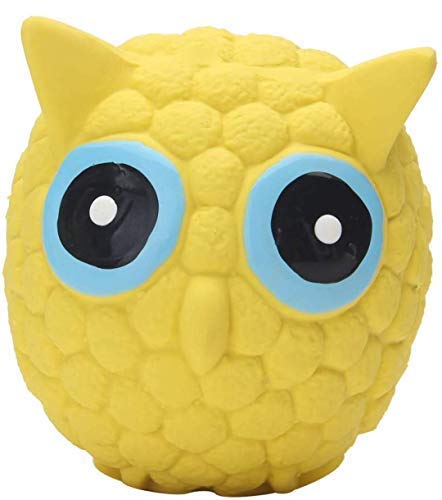 Pet Guard Pet Dog Squeaky Owl Chew Toy (Yellow, Small) (B09HMYBTFX) Amazon Price History, Amazon Price Tracker