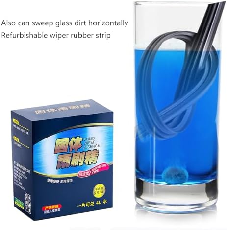 Powerful Windshield Cleaning Tablets Long Lasting Auto Glass Washer Winter Windshield Antifreeze for Clear Viewing Car Tablets for SUV