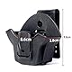OWB Handschellen-Holster, Auto-Lock-Profi-Polizei-Bügelhalter für Standard-Handschellen, Manschette, Tasche mit Schlüsselhalter