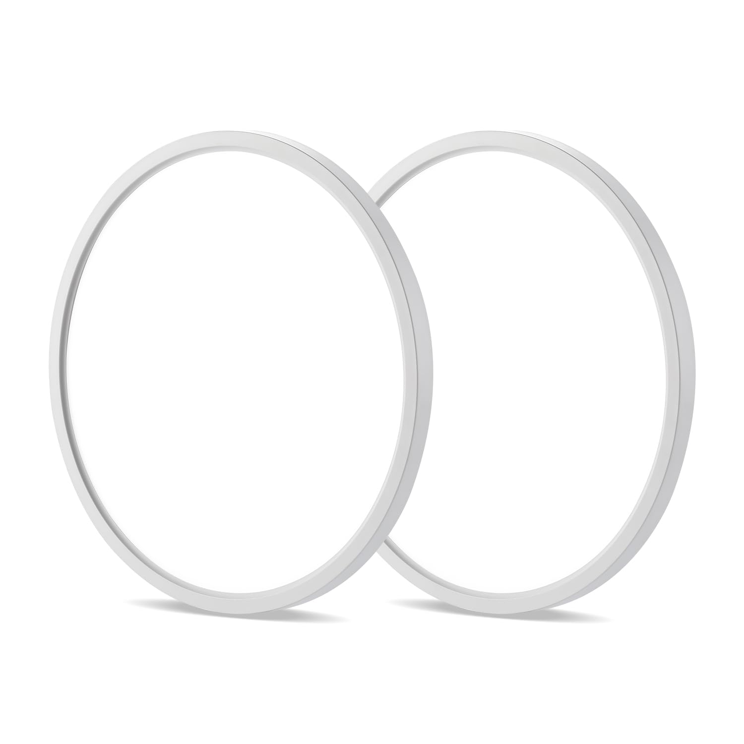ocioc Plafoniera LED Soffitto Moderna, 25.4CM 20W 5000K Lampada da Soffitto LED per Cameretta, Cucina, Soggiorno 2 Pezzi