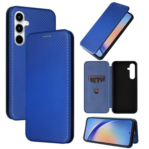 Protection Samsung Galaxy A35 5G étui rabat bleu
