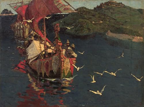 Lienzo Cuadro Pintura Murales Nicholas Roerich para Paredes Vacías 60x90