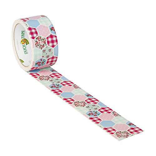 Image of Duck Brand 283043 Prairie Patchwork Printed Duct Tape, 1.88 Inches x 10 Yards, Single Roll