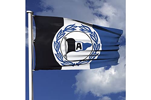 Hissflagge Arminia Bielefeld Wappen - 100 x 150 cm + gratis Aufkleber