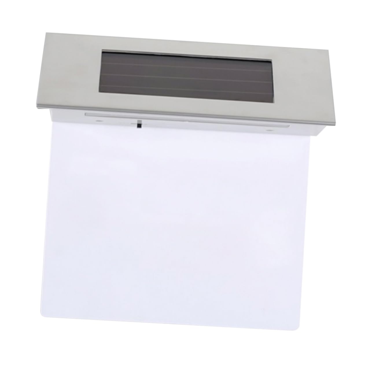 ORFOFE Lampada Solare per Numero Civico da Esterno con 4 Led, Sensore a Induzione Corpo Umano, Ip65, Acciaio Inossidabile e Abs, 2 Pezzi per Uso Casa