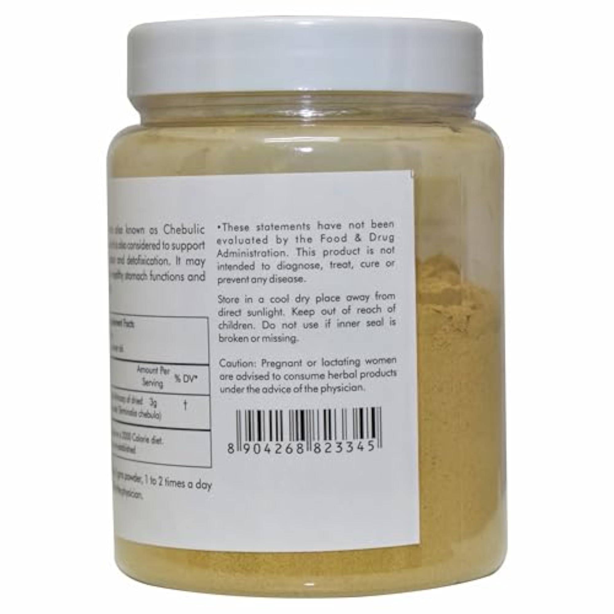 Herbal Hills Organic Haritaki Powder, 200 g