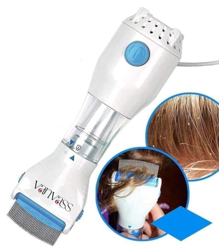 Image of Electrical Head Lice Comb Eggs Remover Hair Lice Comb Vacuums Machine for lice removed Head Lice Comb for Hair Head Nits Capture Comb Nit comb for hair