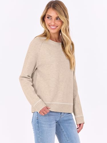 ANRABESS Sweaters for Women Long Sleeve Cropped Lightweight 2025 Fall Fashion Knit Crewneck Pullover Top Soft Trendy Outfits4