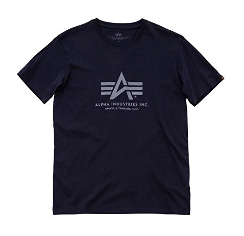 Preisvergleich Produktbild Alpha Industries Basic Logo T-Shirt Logo Shirt (S, rep.blue)