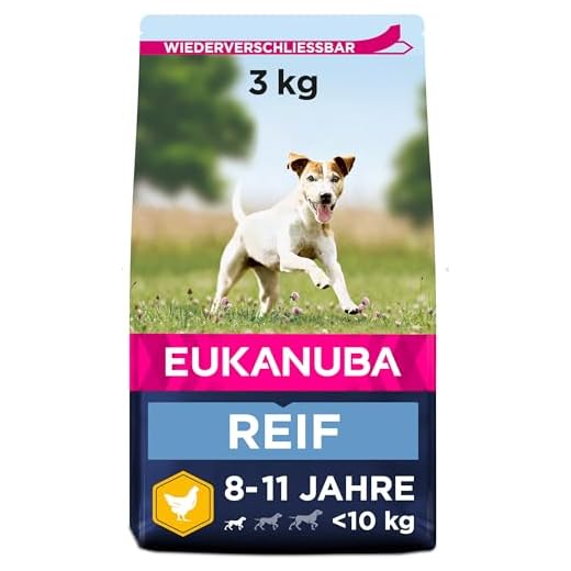 Wellness CORE Small Breed Original, Hundefutter trocken für kleine Hunde, getreidefrei, hoher Fleischanteil, 1,5kg 9 Eukanuba Hundefutter mit frischem Huhn für kleine Rassen, Premium Trockenfutter für reife Hunde, 3 kg