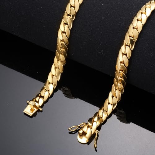Fashionable 18K gold bracelet suitable for both men and women, flat solid mesh bracelet, luxurious accessories that never fade, Christmas gift with gift box 6