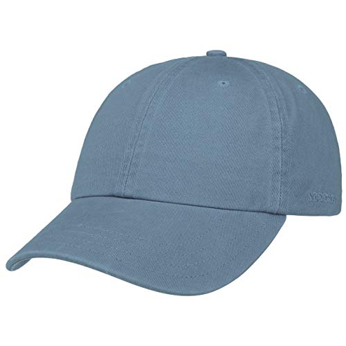 Stetson Rector Baseballcap UV-Schutz 40 Strapback Damen Herren Sommer Winter blau One Size