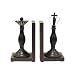 Benzara Royal Polystone Chess Bookend Polyresin