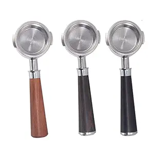 58mm Bottomless Portafilter, Detachable Bottomless with Filter Basket for Coffee Machine Stainless Steel Replacement Handle