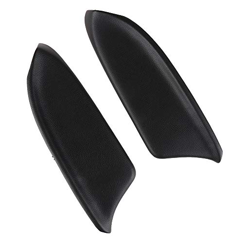 LUJUNTEC Front Door Panels Armrest fits 2008-2012 For Honda For Accord Door Armrest Black(2PCS)