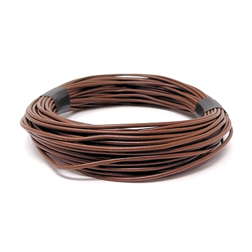 DBG 0.75mm² Automotive Cable – 18 AWG Single Core Thin Wall PVC Wire, 14A Current Rating, Flexible, Ideal for Auto, Marine, and DIY Electrical Applications (Brown, 100 Metre)