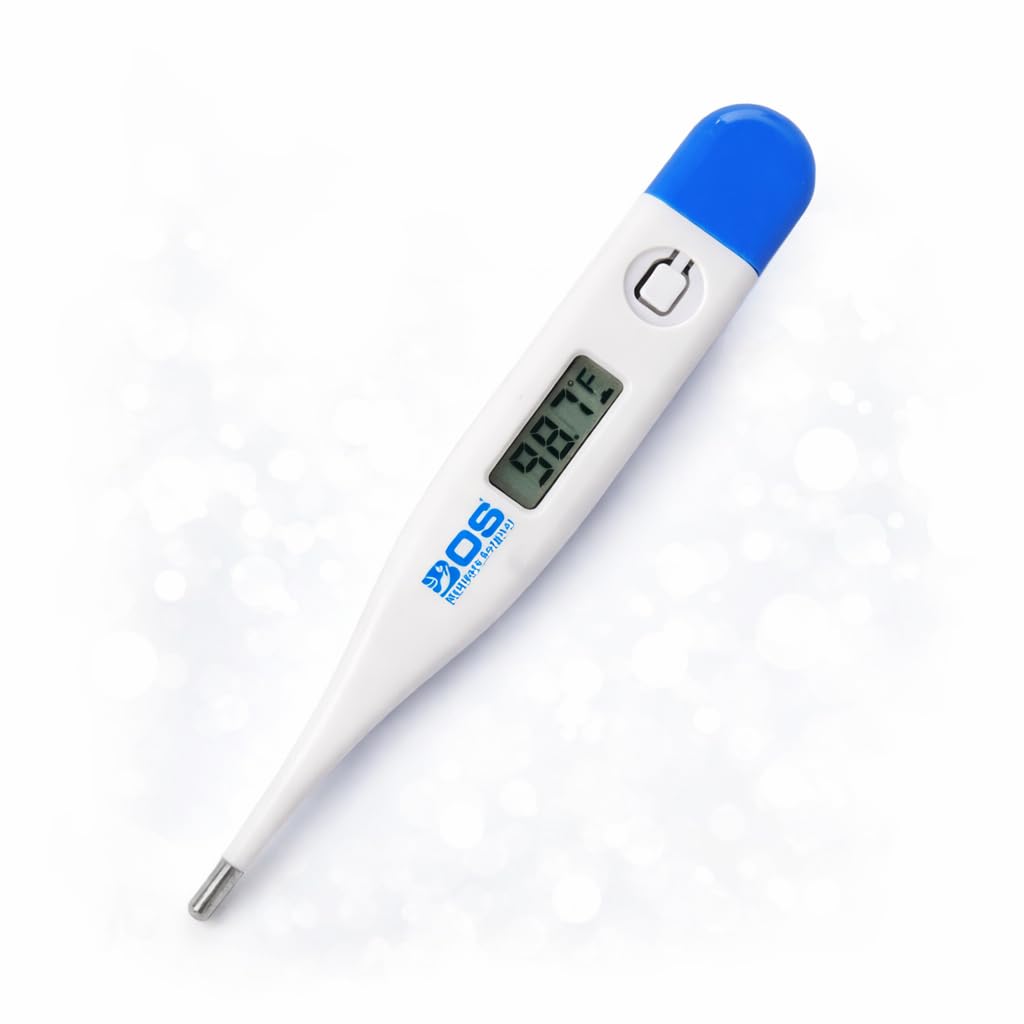 Bos medicare surgical Thermometer with Quick Measurement of Oral & Underarm Temperature Fever Alarm & Beeper Alert Ce Approved & 60 Seconds Fast Reading for Kids & Adults-image-25