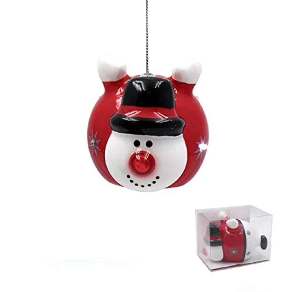 The Leonardo Collection Snowman Led Bauble