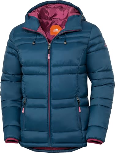 NORDCAP Steppjacke Damen, leichte Übergangsjacke, sportlich mit Kapuze, ideal für Frühling und Sommer, Petrol, Gr. 36 NORDCAP Steppjacke Damen, leichte Übergangsjacke, sportlich mit Kapuze, ideal für Frühling und Sommer, Petrol, Gr. 36