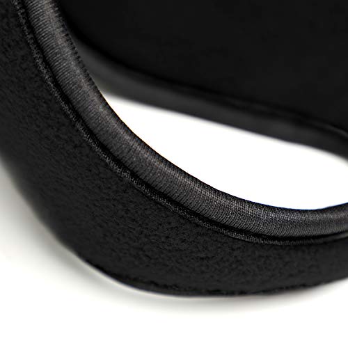 fiebig Ohrenschützer (Ohrenwärmer) für Damen und Herren | Earband in One Size Einheitsgröße 54-63 cm | innovativer Ohrenschutz hält die Ohren warm im Winter | Ohrwärmer (Schwarz)