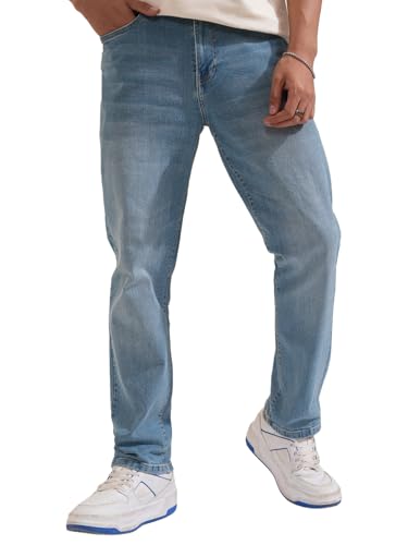 Image of Highlander Men's Straight Fit Jeans | Stretchable | Everyday Comfort & Style| Jeans for Man