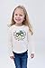 John Deere Tractor Toddler Girls Long Sleeve T-Shirt White Floral 4T