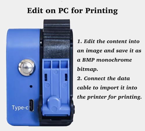 Image of Handheld Printer, Handheld Inkjet Printer, with 2.8in LED Touch Screen, Portable Mini Inkjet Coding Barcode Printer with Extra Cartridge for Logo Label Date Text Pattern, 28 Languages