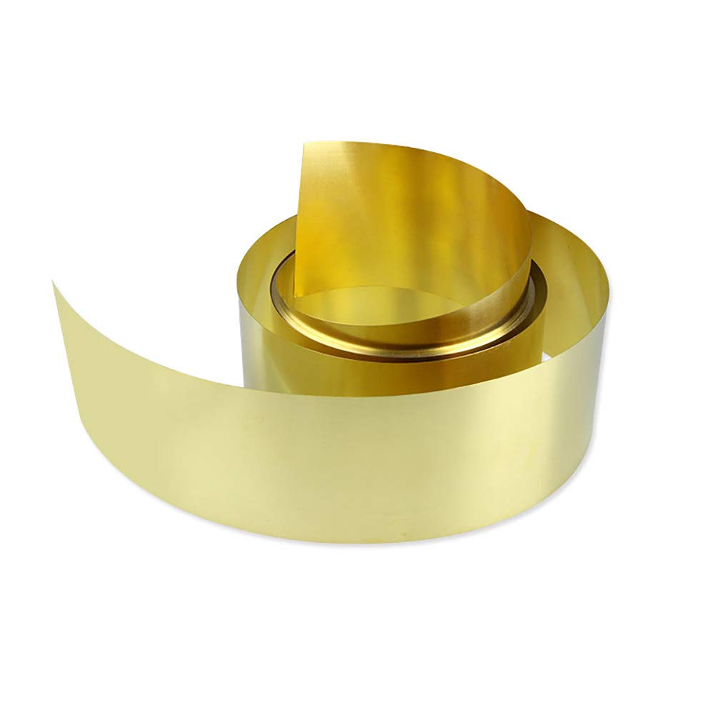 Feuille de laiton，Copper Thin Foil Bande de feuille de laiton, peau de cuivre, travail du métal, 0.8mm(1mm)