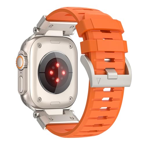 Bracelet Apple Watch 49mm 46mm 45mm fluororubber watchbands strap
