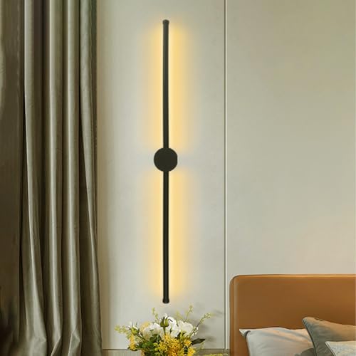 Luz de pared LED giratoria para leer en la cama sin deslumbrar con luz cálida de dormitorio