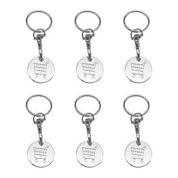 2 Portachiavi Per Carrello Spesa - Acciaio Inox, Pratico E Rimovibile - Foto 8