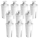 Water Filter Replacement for Brita Stand Pitchers,10 Packs Water Filters Fit for Brita OB03, Classic 35557, Mavea 107007 by APPLIANCEMATES