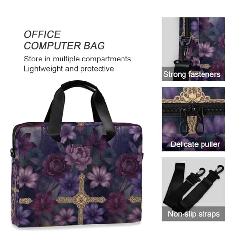 Bolso portátil para laptop 15.6 pulg morado miniatura 6