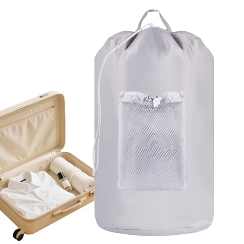 Bolsa de ropa para lavandería con cordón idónea para organizar espacios pequeños 7