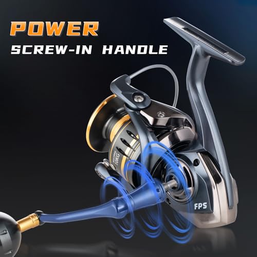 Image of Saltwater Spinning Reel,13+1BB Ultra Smooth Saltwater Fishing Reels,Powerful Carbon Drag,CNC Aluminum Spool & Handle