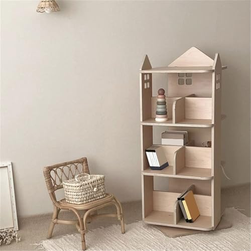 Librería estantería creativa para solucionar la falta de espacio en salones pequeños 3