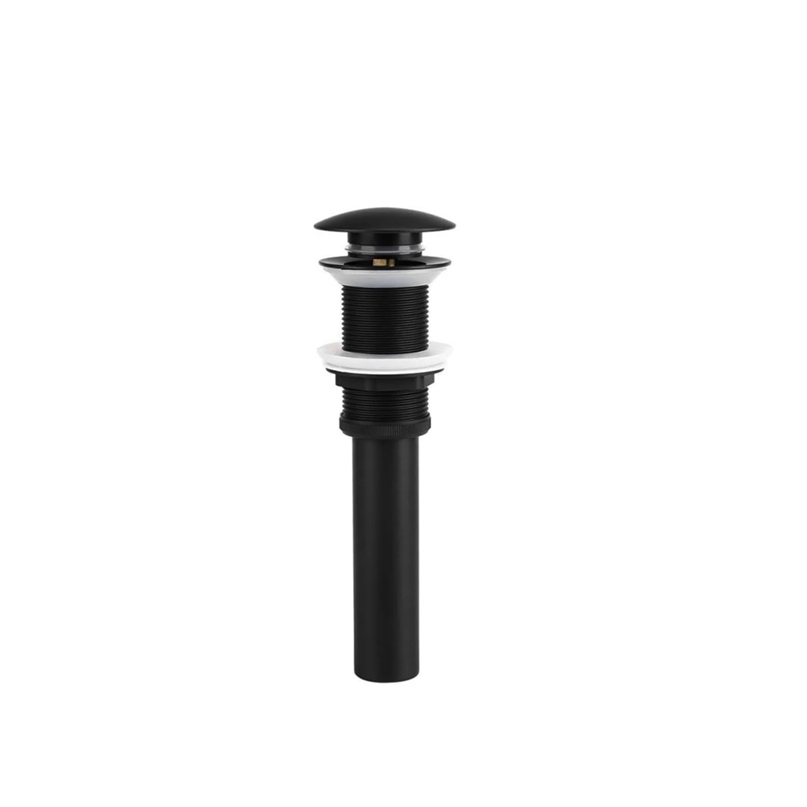 Xiehya Pop No Hole 1 Pcs Black Bathroom Basin Bottle Trap Sink Waste Siphon Pipe Kits Stopper Drain Fittings For Diy Tools(Pop No Hole)