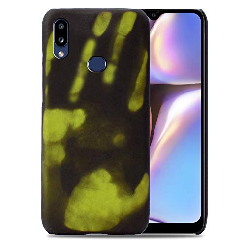 Hicaseer Capa para Galaxy A10S, capa com sensor térmico e capa protetora ultrafina antiarranhões est