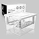 Sous Vide Behälter 7 in 1 Set 12L mit Deckel und Rack, für Garer Stick Professional, Mehrere Marken Geeignet, Multifunktionaler Transparenter Behälter(MEHRWEG)