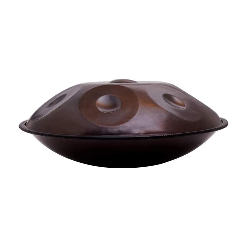 Instrument perkusyjny 10 nut Handpan Handpan bęben ręczny prezent muzyczny z pałeczkami perkusyjnymi ściereczka do czyszczenia narzędzia, bęben stalowy, ręcznie robiony, instrument perkusyjny stop (