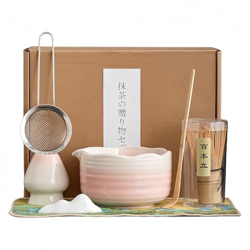 Amazon | Nualin 抹茶7点セット 初心者向け 茶道具 点前セット 抹茶碗