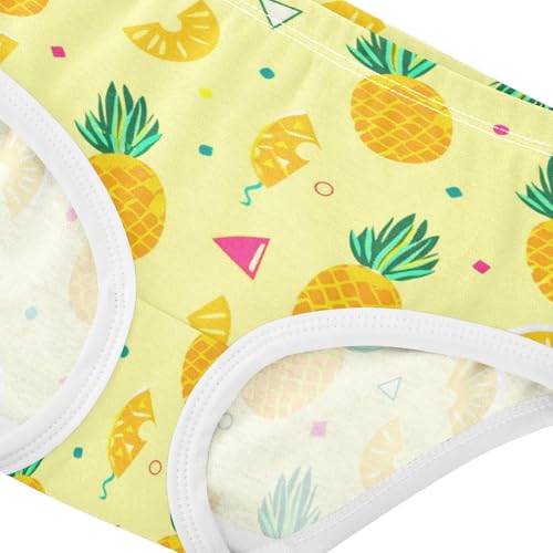 Girls' Underwear Fruit Pineapple Yellow Toddle Brief Panties 23019584