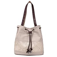 Algopix Similar Product 16 - Hiigoo Printing Canvas Shoulder Bag